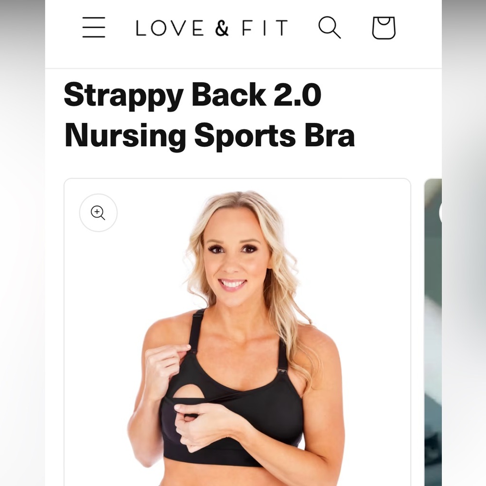 Love & Fit Strappy back nursing bra BUNDLE